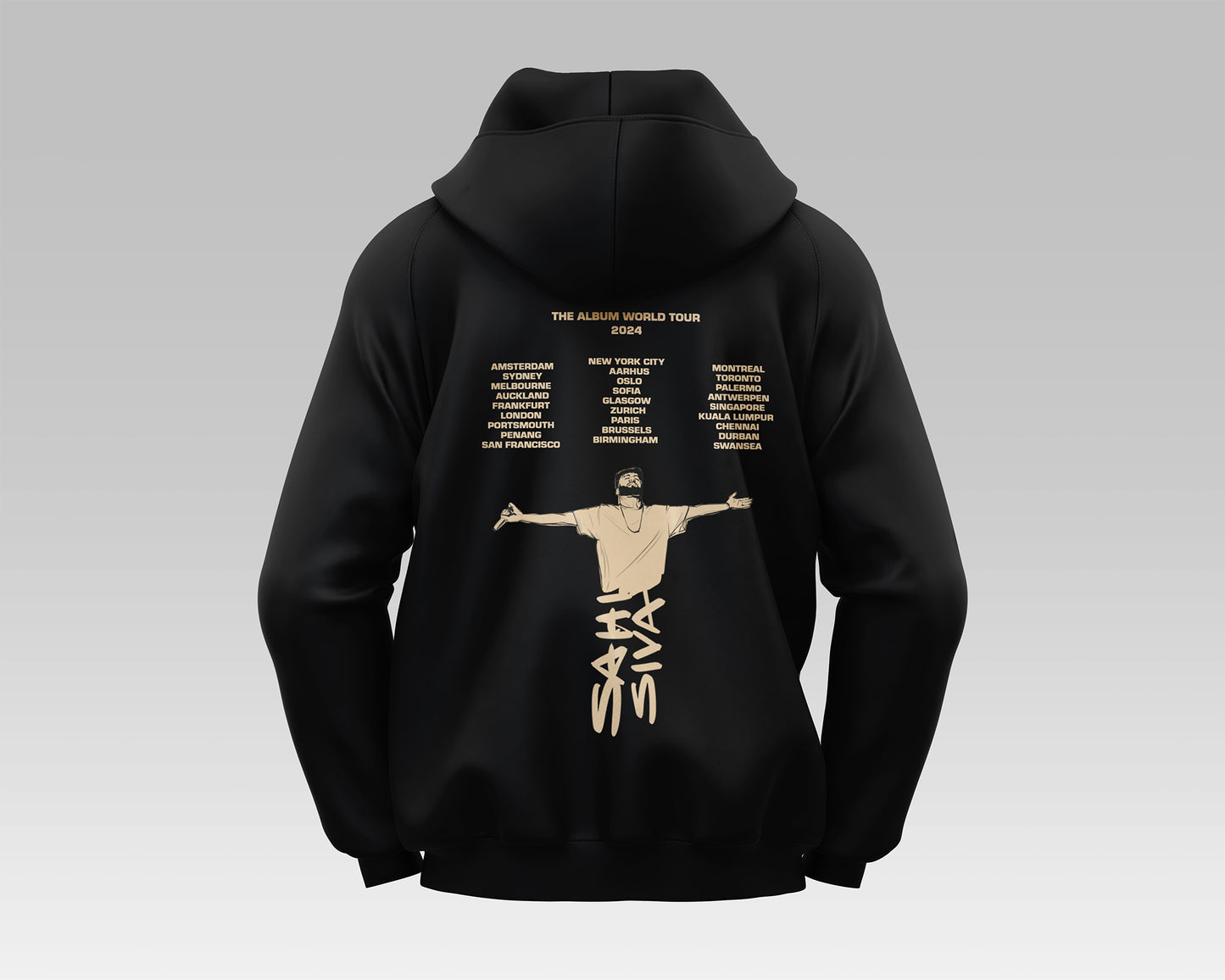"Unnaale World Tour Hoodie - premium quality hoodie for travel and everyday comfort, featuring a stylish design, perfect for staying warm and fashionable on any adventure."