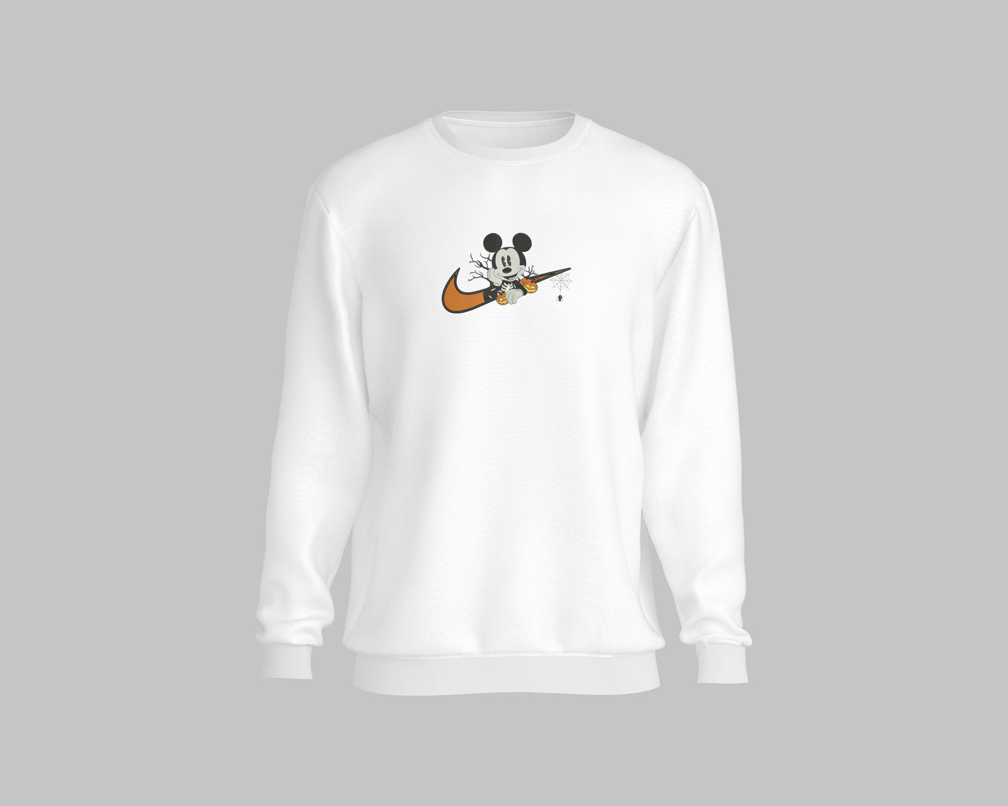 "Nike X Mickey Mouse Sweatshirt with iconic Disney character design"