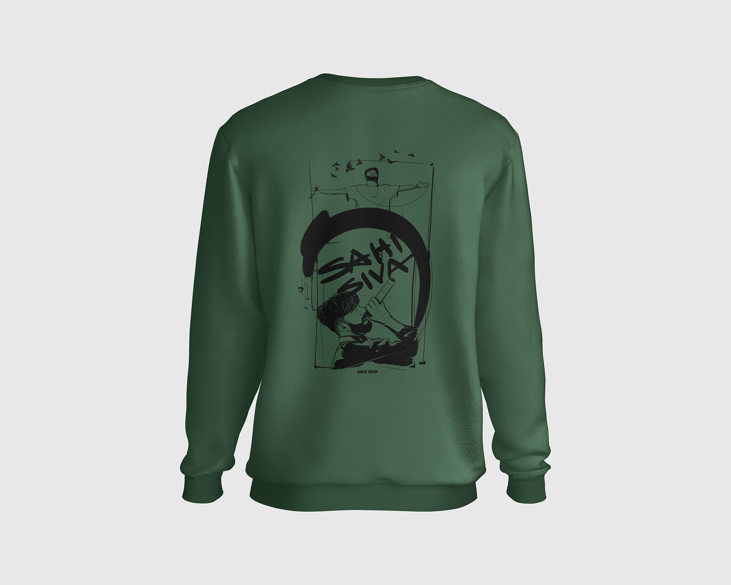 "SS024 Graphic Sweatshirt featuring a unique, bold graphic design on a comfortable, high-quality fabric in a casual style, perfect for any season."
