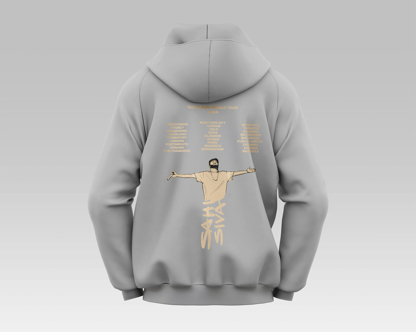 "Unnaale World Tour Hoodie - premium quality hoodie for travel and everyday comfort, featuring a stylish design, perfect for staying warm and fashionable on any adventure."