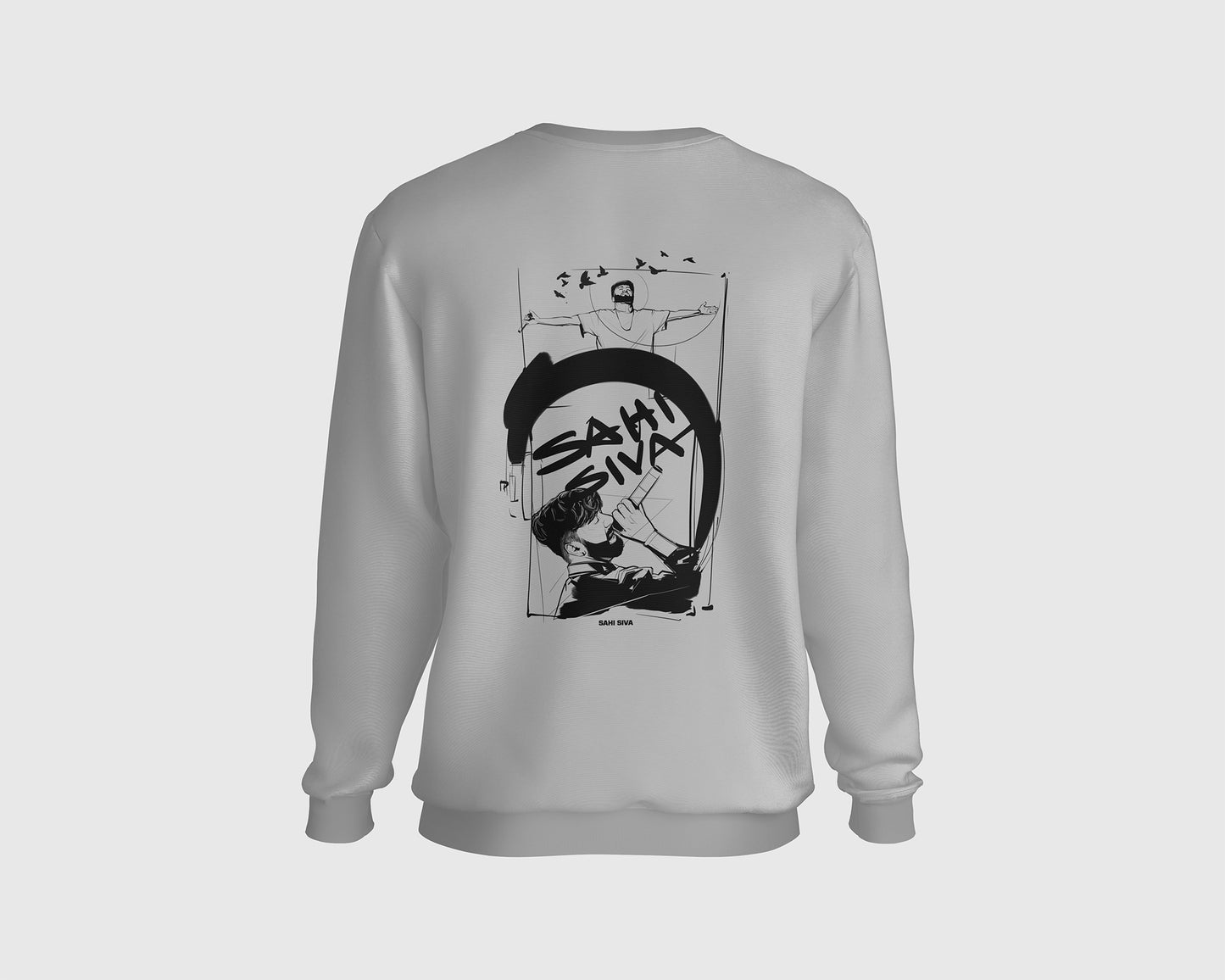 "SS024 Graphic Sweatshirt featuring a unique, bold graphic design on a comfortable, high-quality fabric in a casual style, perfect for any season."