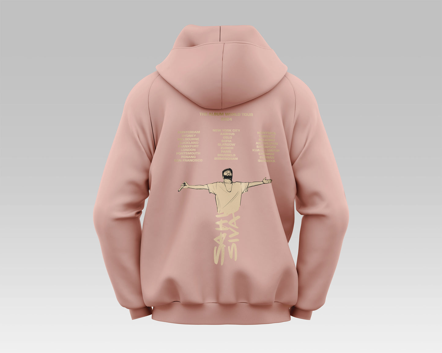 "Unnaale World Tour Hoodie - premium quality hoodie for travel and everyday comfort, featuring a stylish design, perfect for staying warm and fashionable on any adventure."