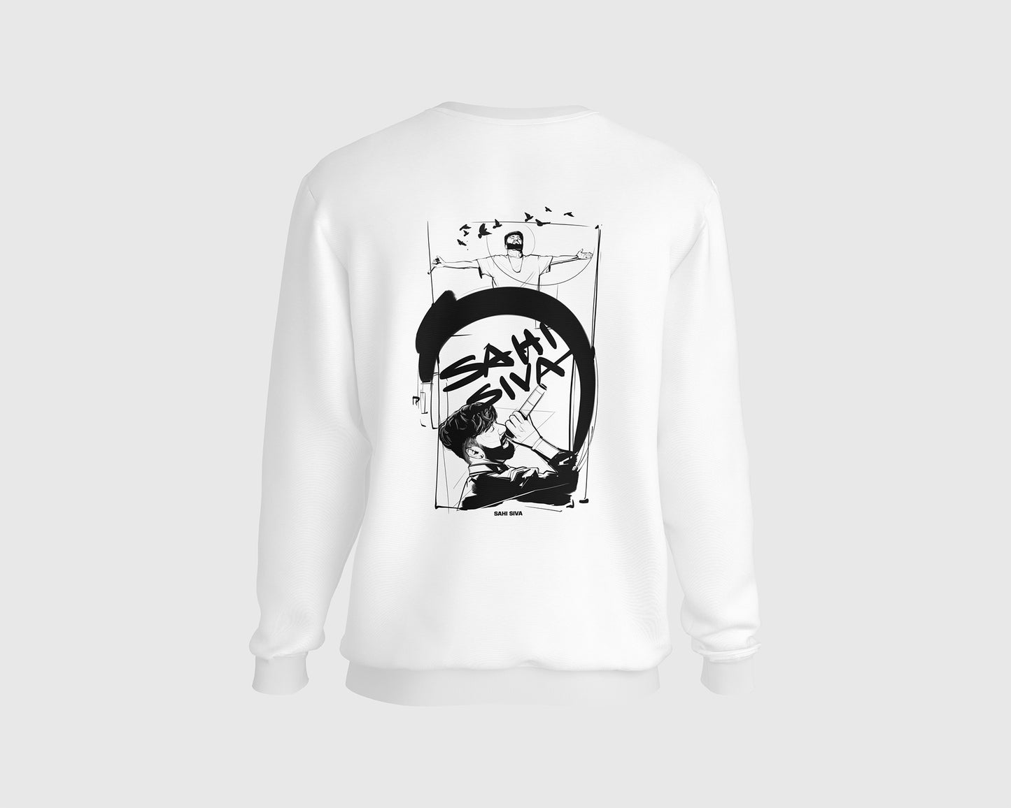 "SS024 Graphic Sweatshirt featuring a unique, bold graphic design on a comfortable, high-quality fabric in a casual style, perfect for any season."