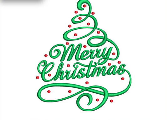 Christmas Tree Embroidery