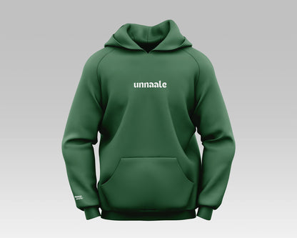 "UNNAALE Embroidered Hoodie featuring intricate embroidery for a cozy and chic look."