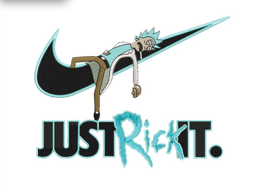 Just Rick It Rick Sanchez Embroidery