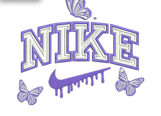 Nike Butterfly Embroidery