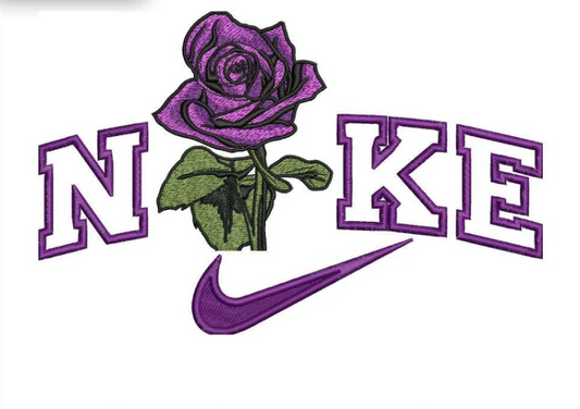 Nike Flower Embroidery
