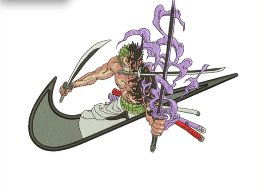 Roronoa Zoro Swoosh Embroidery