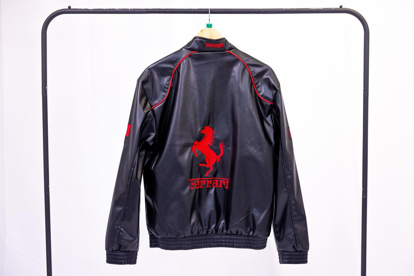 Black Ferrari Leather Jacket