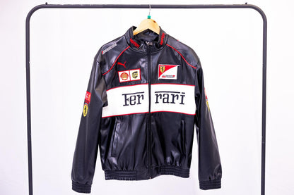Black Ferrari Leather Jacket