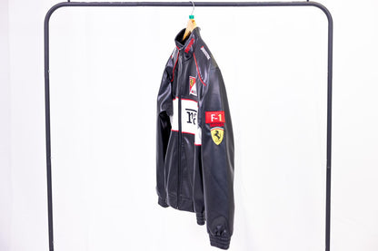 Black Ferrari Leather Jacket